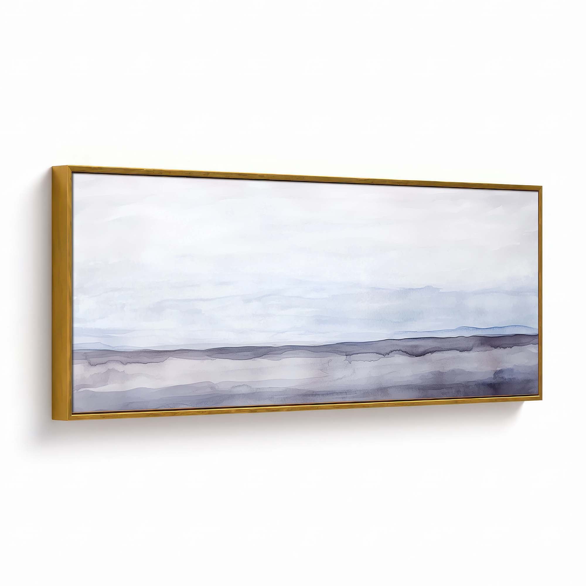 Slate Horizon Canvas Print Gold Wall Art - Melrose Editions