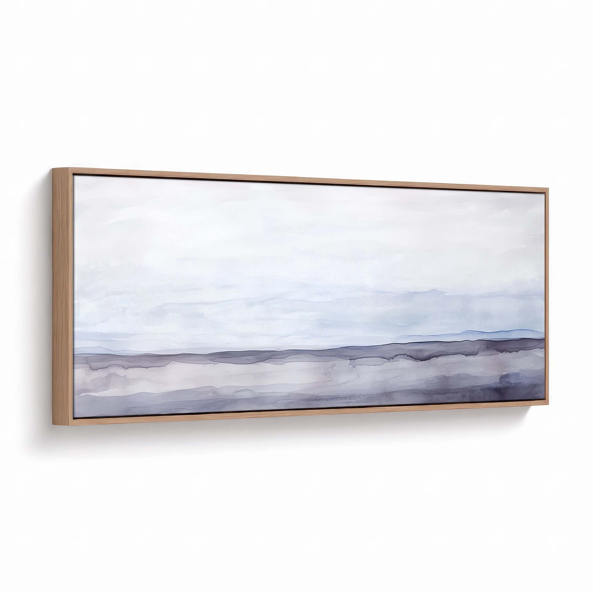 Slate Horizon Canvas Print Natural Wall Art - Melrose Editions