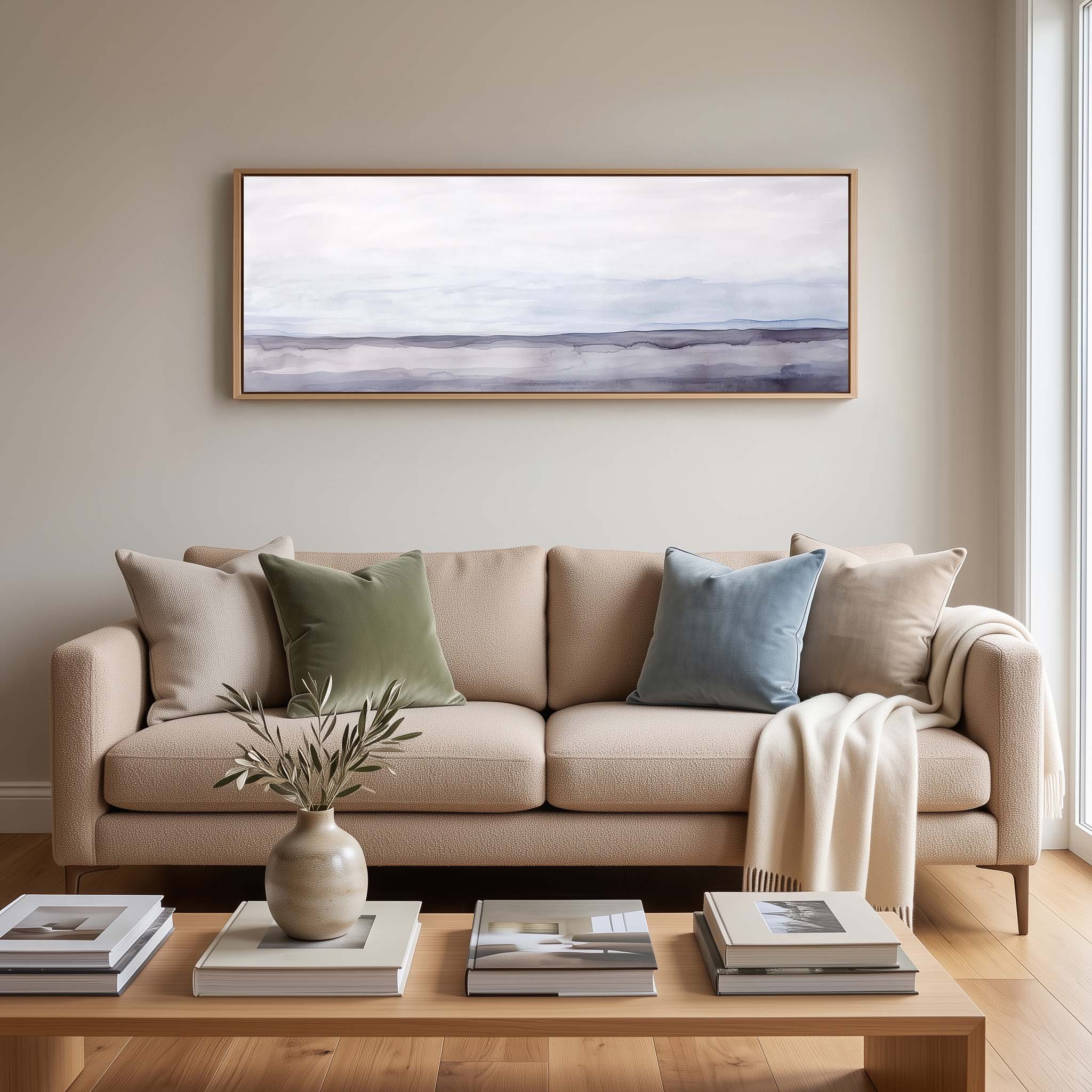 Slate Horizon Canvas Print Wall Art - Melrose Editions