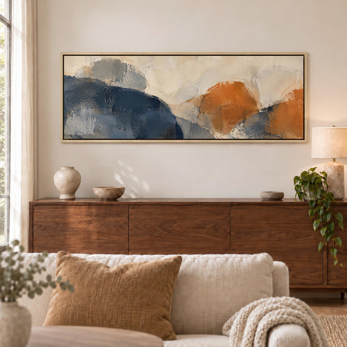 Soft Geometry Canvas Print Wall Art - Melrose Editions
