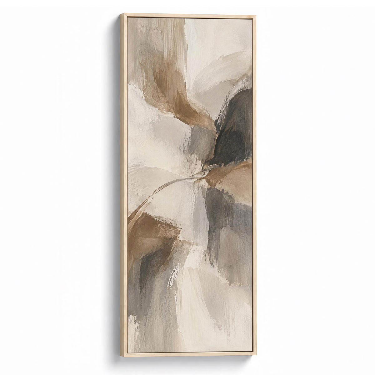 Soft Mineral Canvas Print Natural Wall Art - Melrose Editions