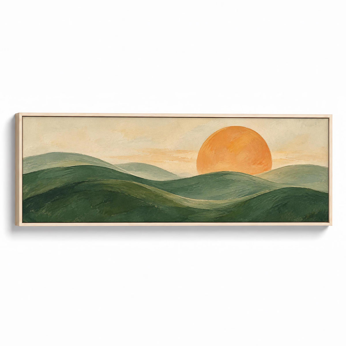 Sunlit Earth Canvas Print Natural Wall Art - Melrose Editions