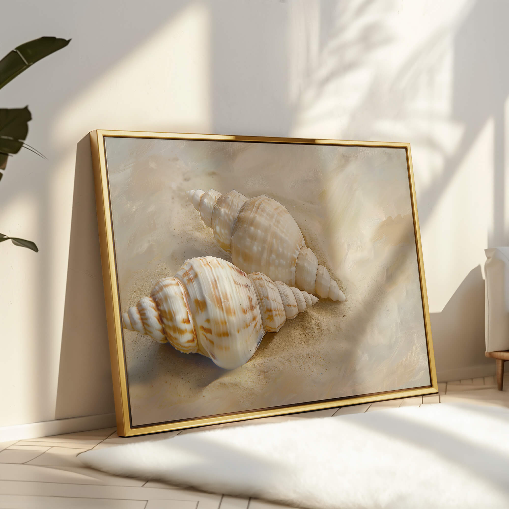 Twin Shells Canvas Print Wall Art - Melrose Editions