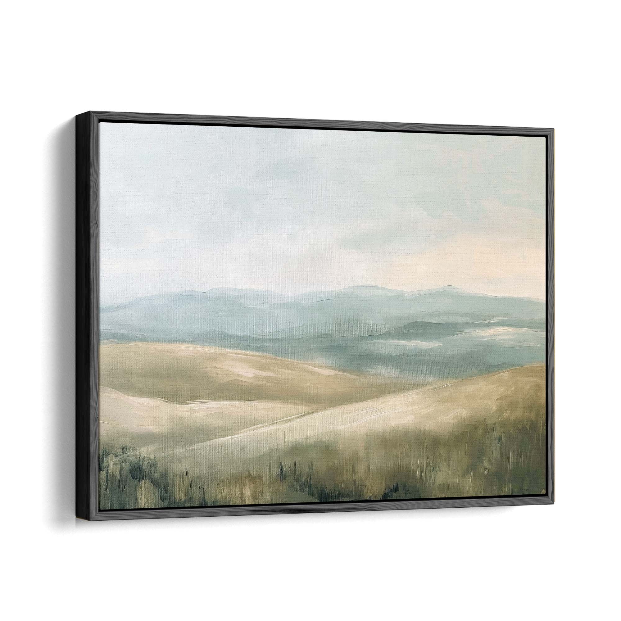 Whispering Hills Framed Canvas Black Wall Art - Melrose Editions