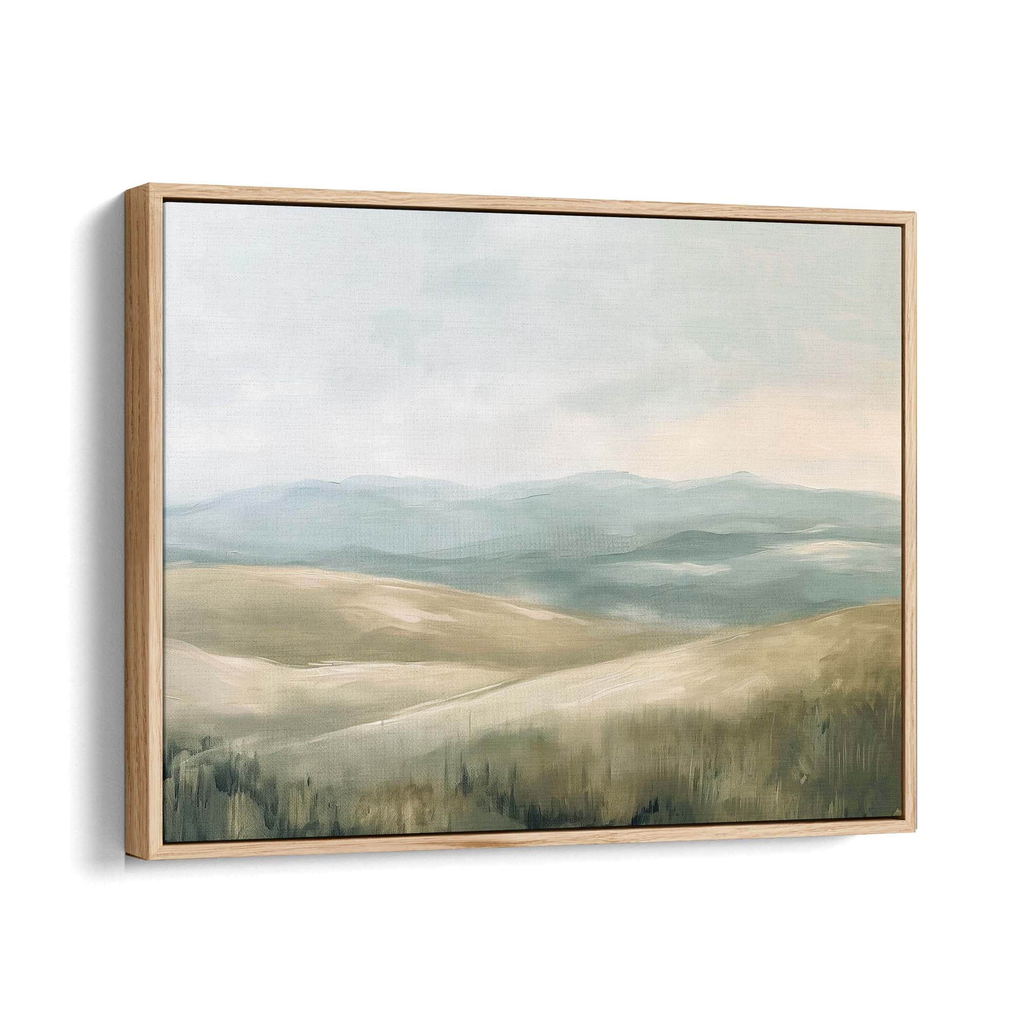 Whispering Hills Framed Canvas Natural Wall Art - Melrose Editions