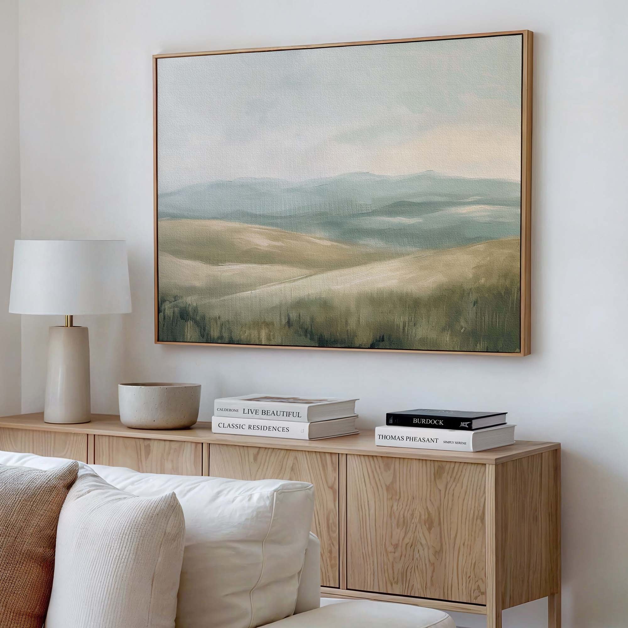 Whispering Hills Framed Canvas Wall Art - Melrose Editions