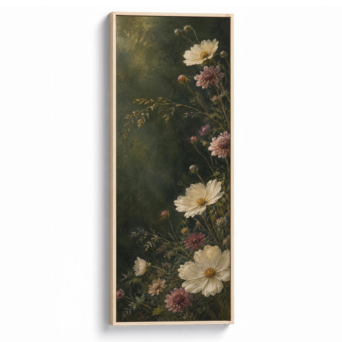 Woodland Bloom Canvas Print Natural Wall Art - Melrose Editions