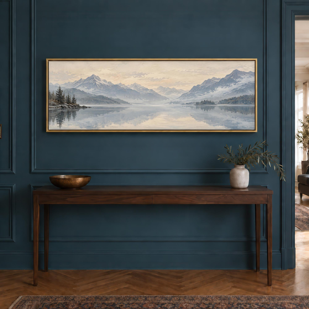 Alpine Stillness Canvas Print Wall Art - Melrose Editions