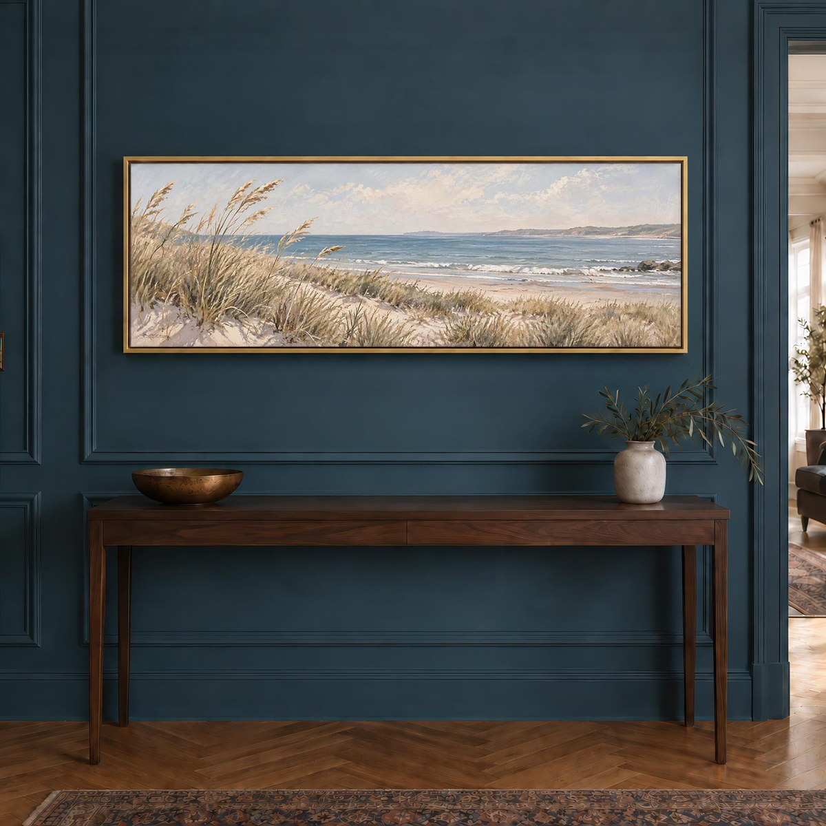 Coastal Grasses Canvas Print Wall Art - Melrose Editions