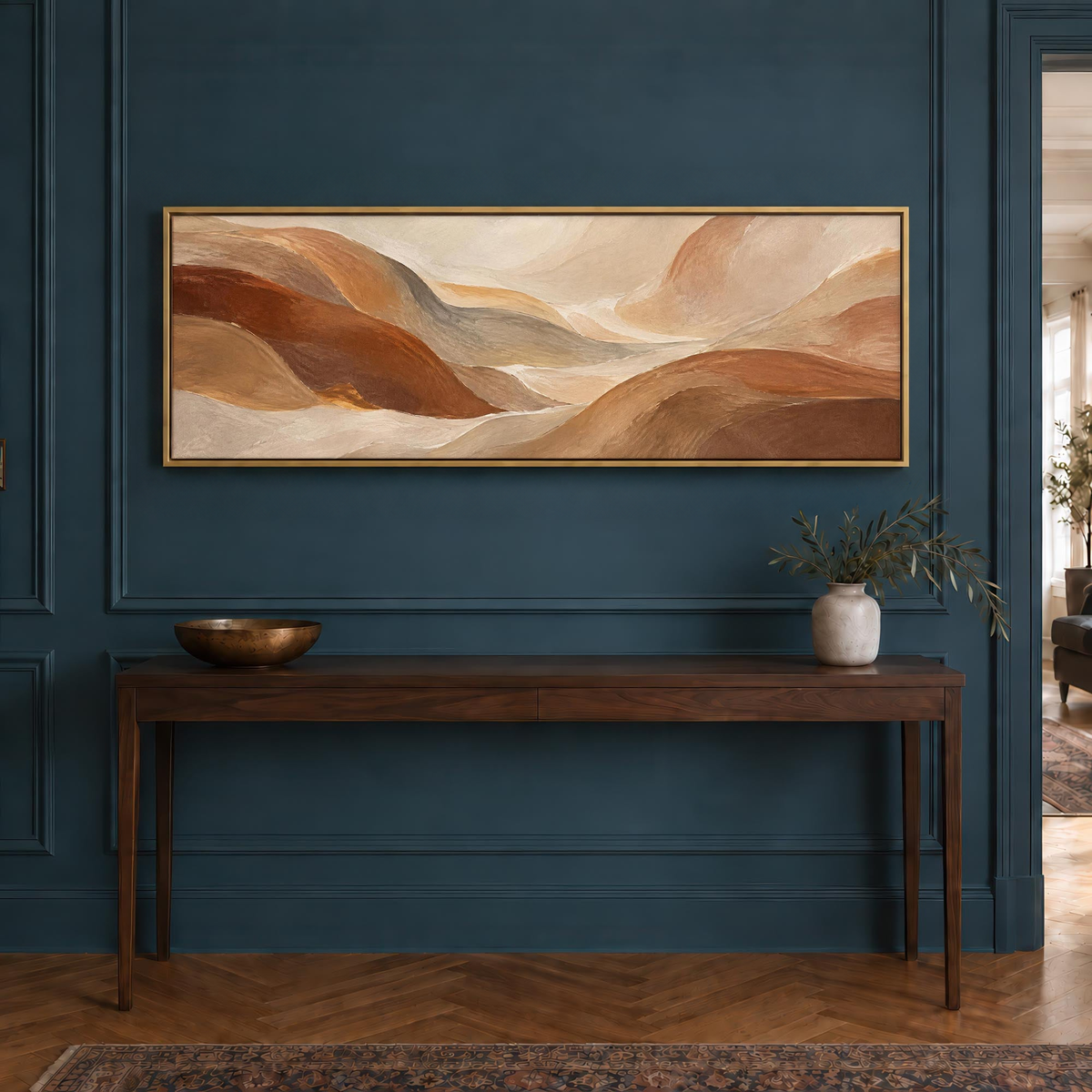 Earthen Motion Canvas Print Wall Art - Melrose Editions