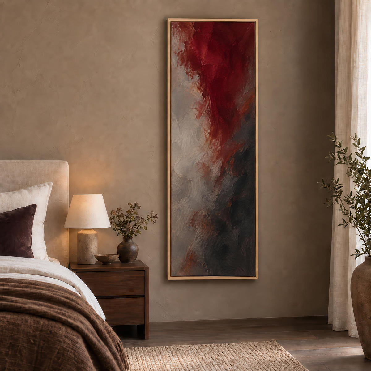 Garnet Shadows Canvas Print Wall Art - Melrose Editions