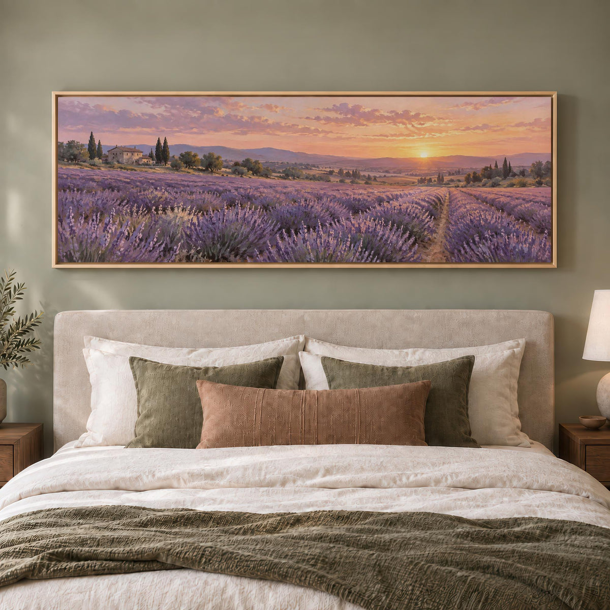 Lavender Dusk Canvas Print Wall Art - Melrose Editions