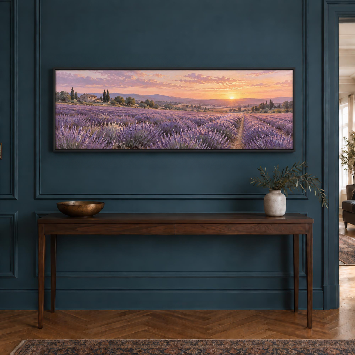 Lavender Dusk Canvas Print Wall Art - Melrose Editions