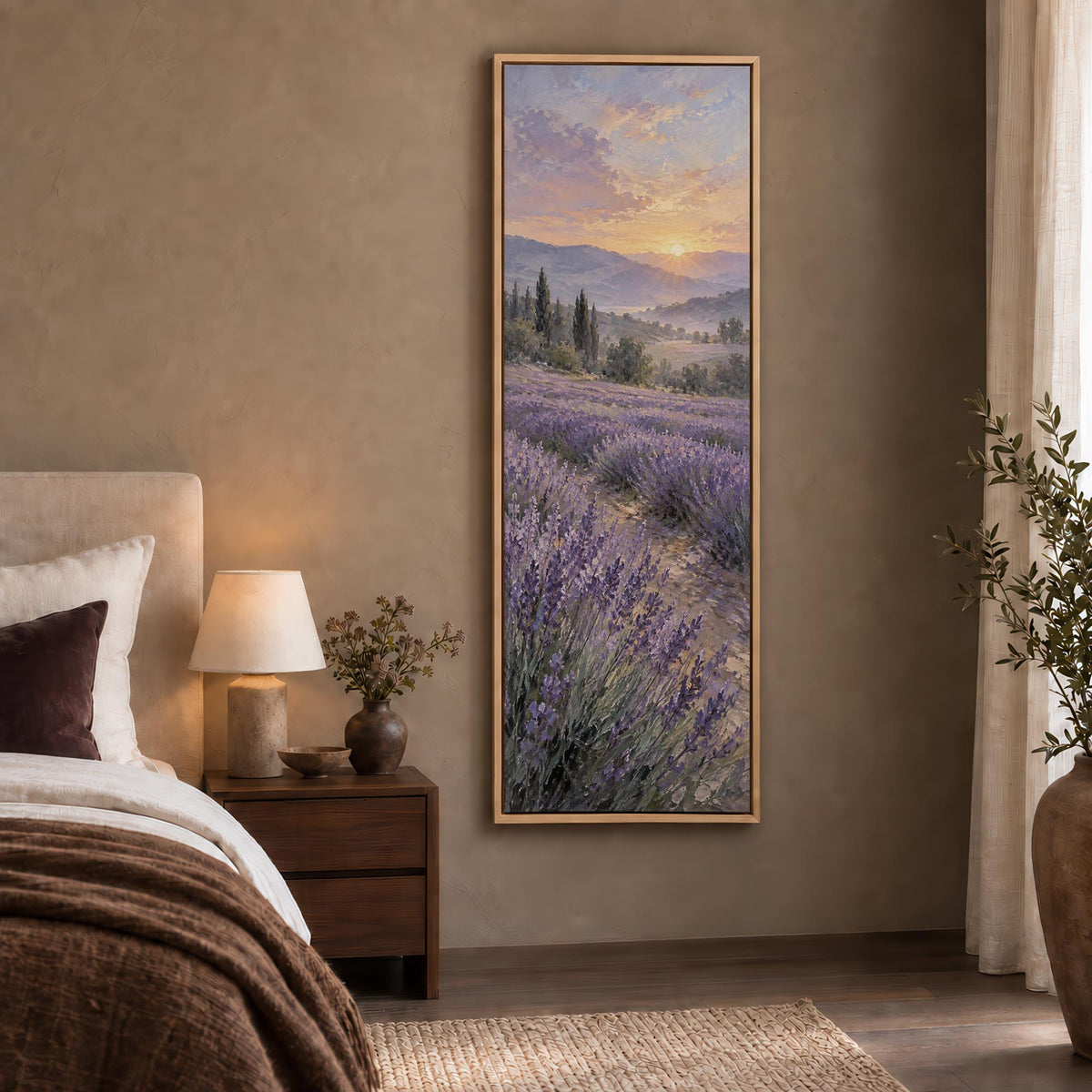 Lavender Fields Canvas Print Wall Art - Melrose Editions