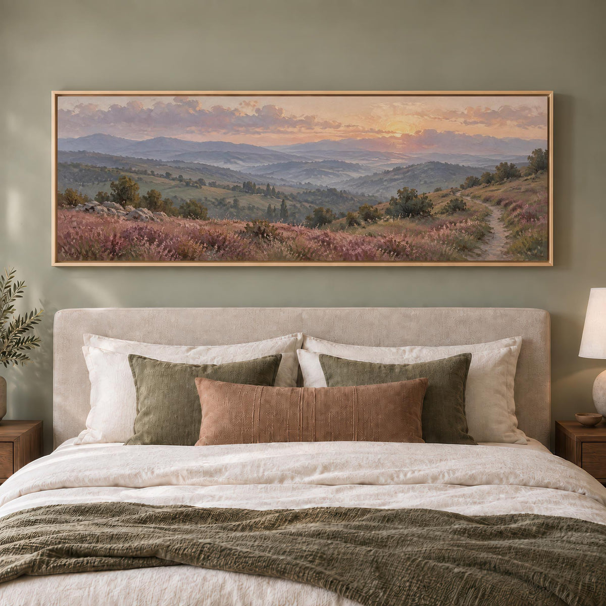 Morning Colour Canvas Print Wall Art - Melrose Editions
