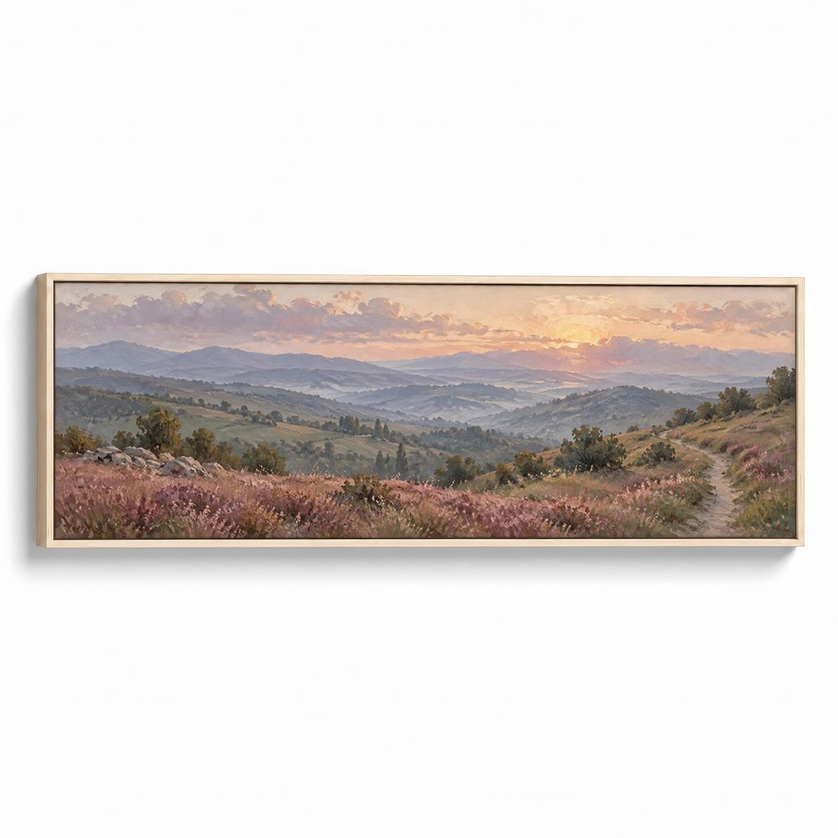 Morning Colour Canvas Print Natural Wall Art - Melrose Editions