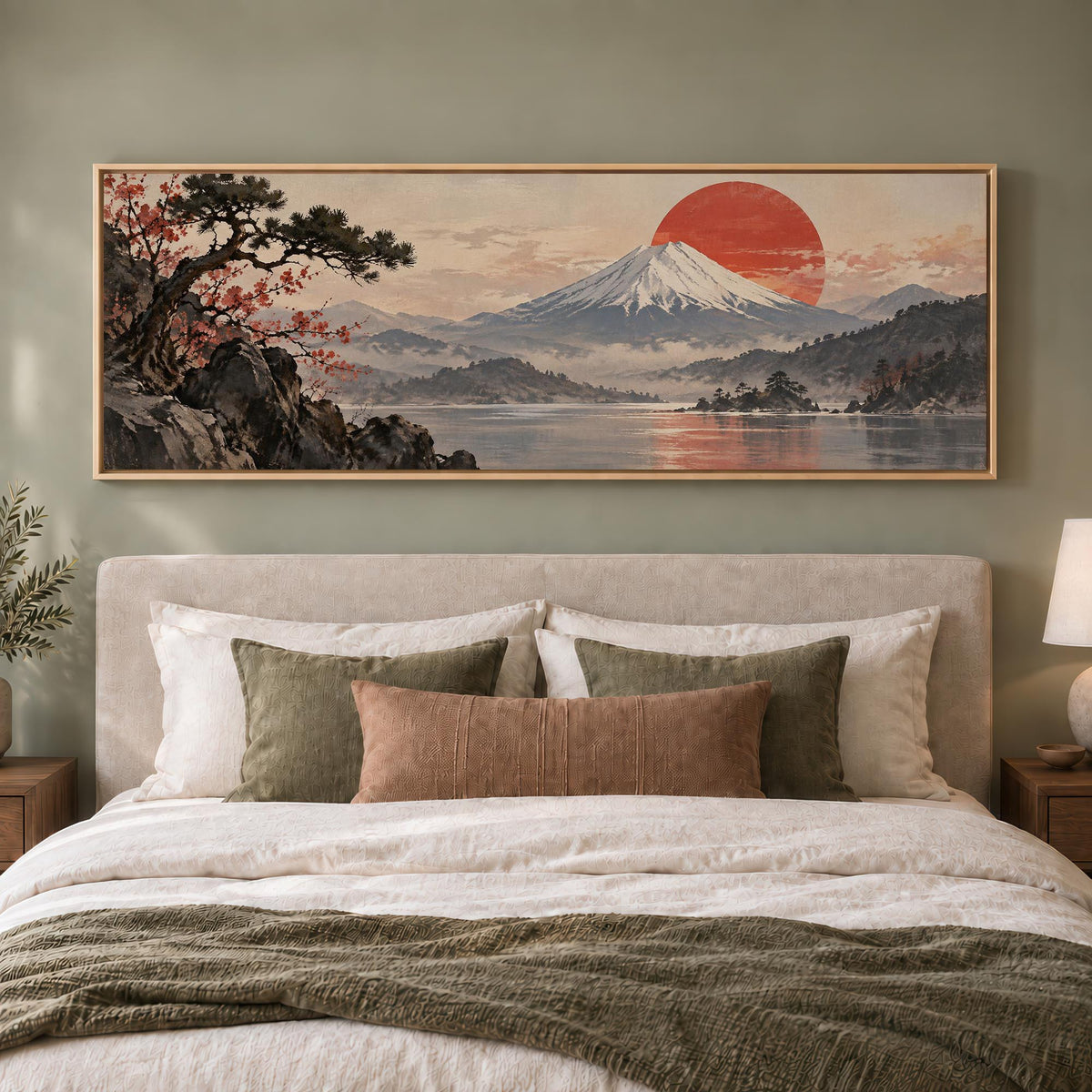 Mountain Dusk Canvas Print Wall Art - Melrose Editions