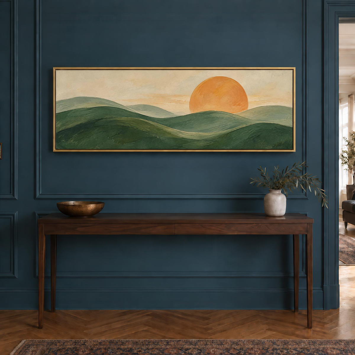 Sunlit Earth Canvas Print Wall Art - Melrose Editions