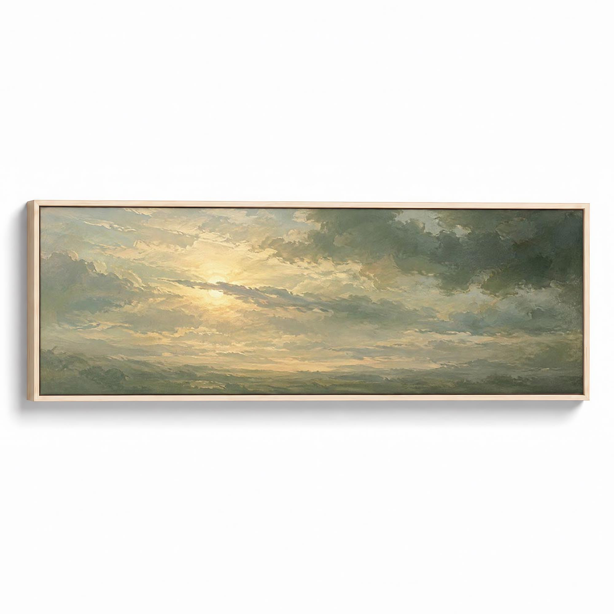 Verdant Light Canvas Print Natural Wall Art - Melrose Editions